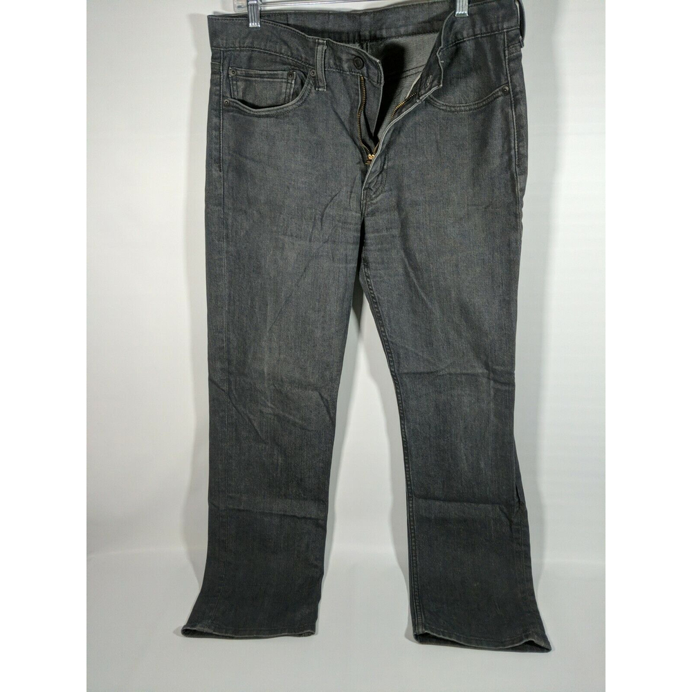 Levis 514 Regular Straight Fit Mens Size 34/32 Zip Fly Black Label Canada Jeans